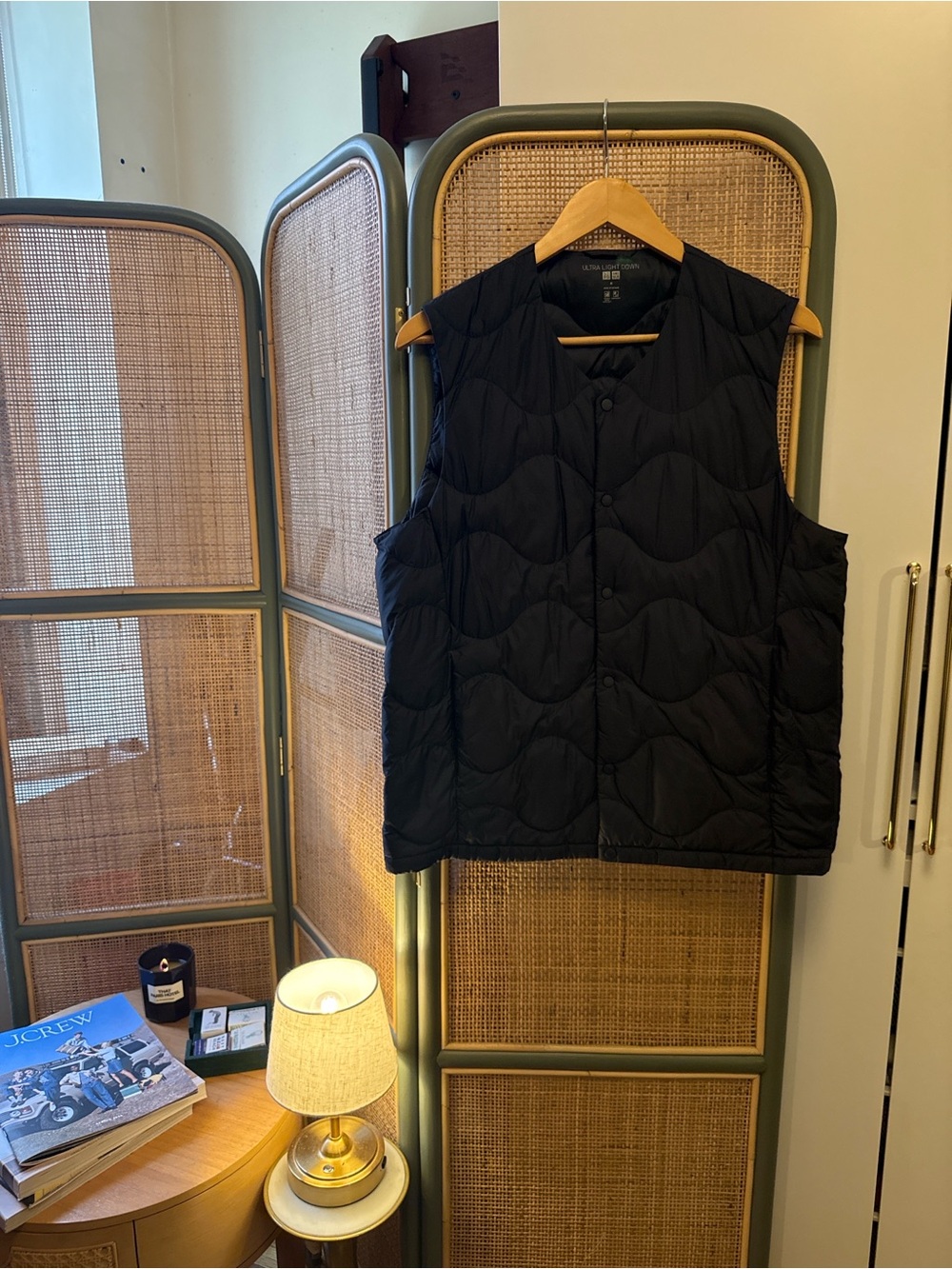 Uniqlo Ultra Light Down Quilted Vest Men’s Medium Navy Packable
